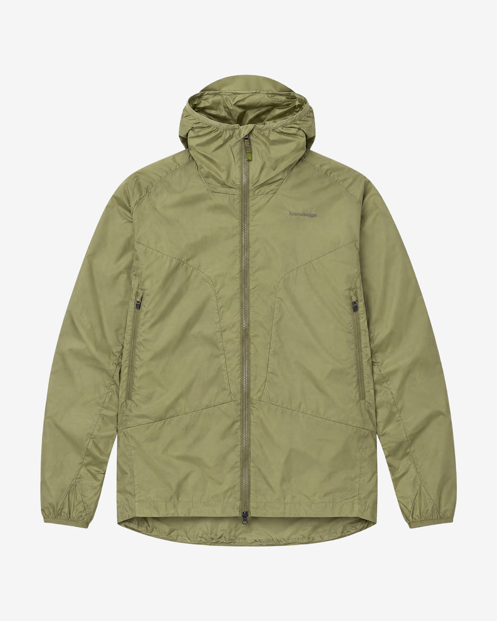 KnowledgeCotton Apparel - MEN Vent ripstop 90 jacket Jackets 1068 Burned Olive