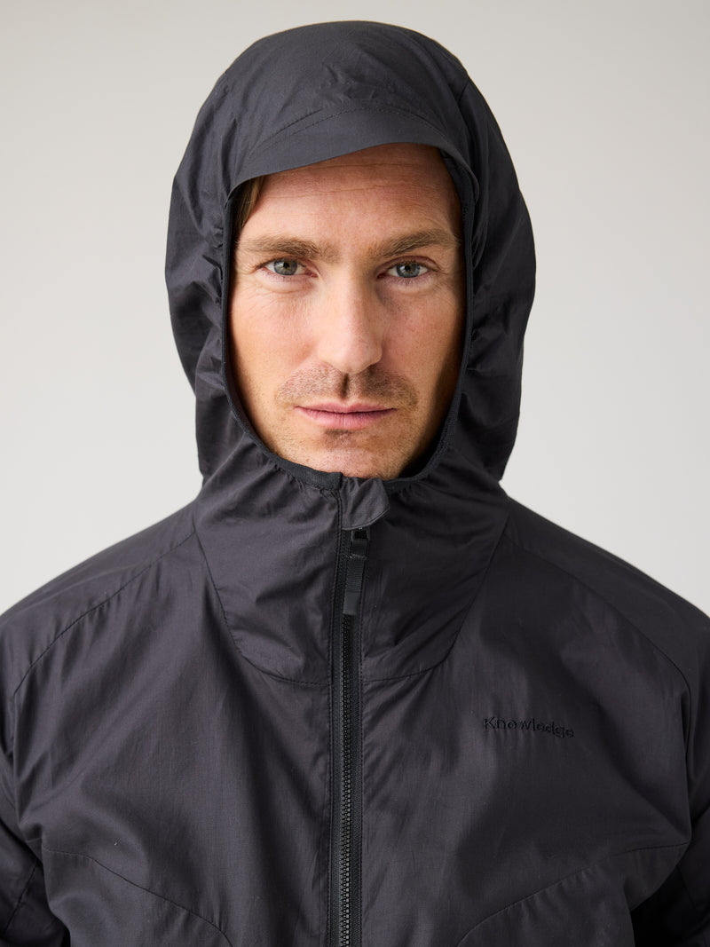 KnowledgeCotton Apparel - MEN Vent ripstop 90 jacket Jackets 1300 Black Jet