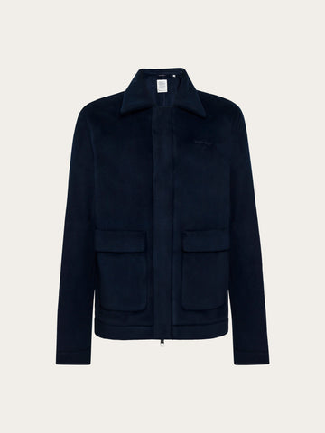 KnowledgeCotton Apparel - MEN Wool Jacket Jackets 1412 Night Sky