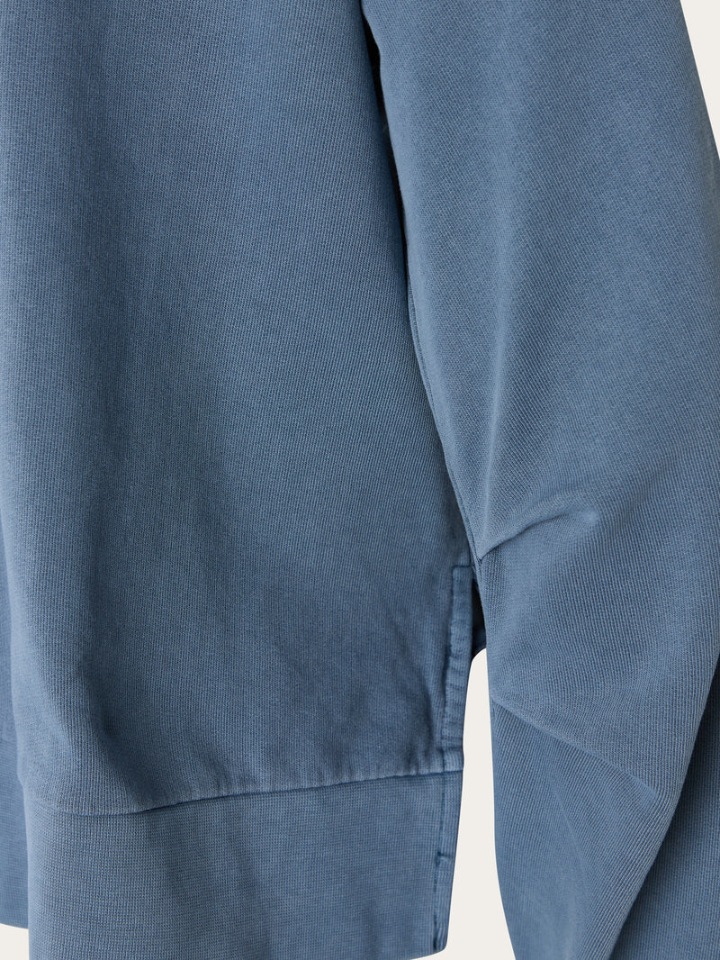 KnowledgeCotton Apparel - WMN A-shape fashion sweat NUANCE BY NATURE™ Sweats 1361 China Blue