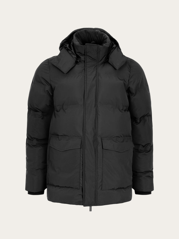 KnowledgeCotton Apparel - MEN Puffer jacket Jackets 1300 Black Jet