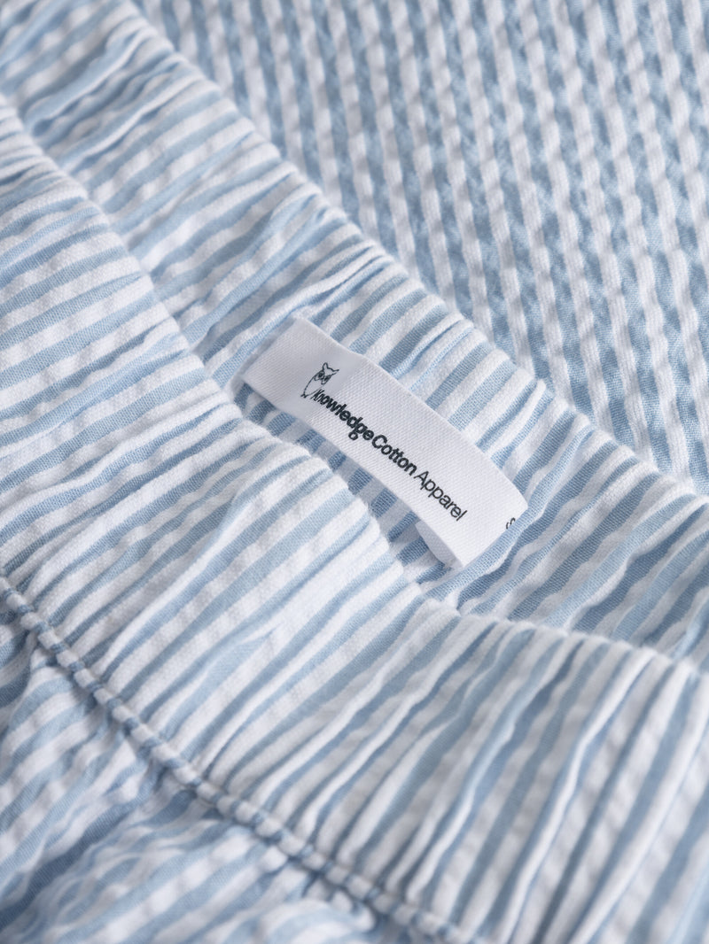 KnowledgeCotton Apparel - WMN Pyjama set short Homewear 1335 - Blue Fog