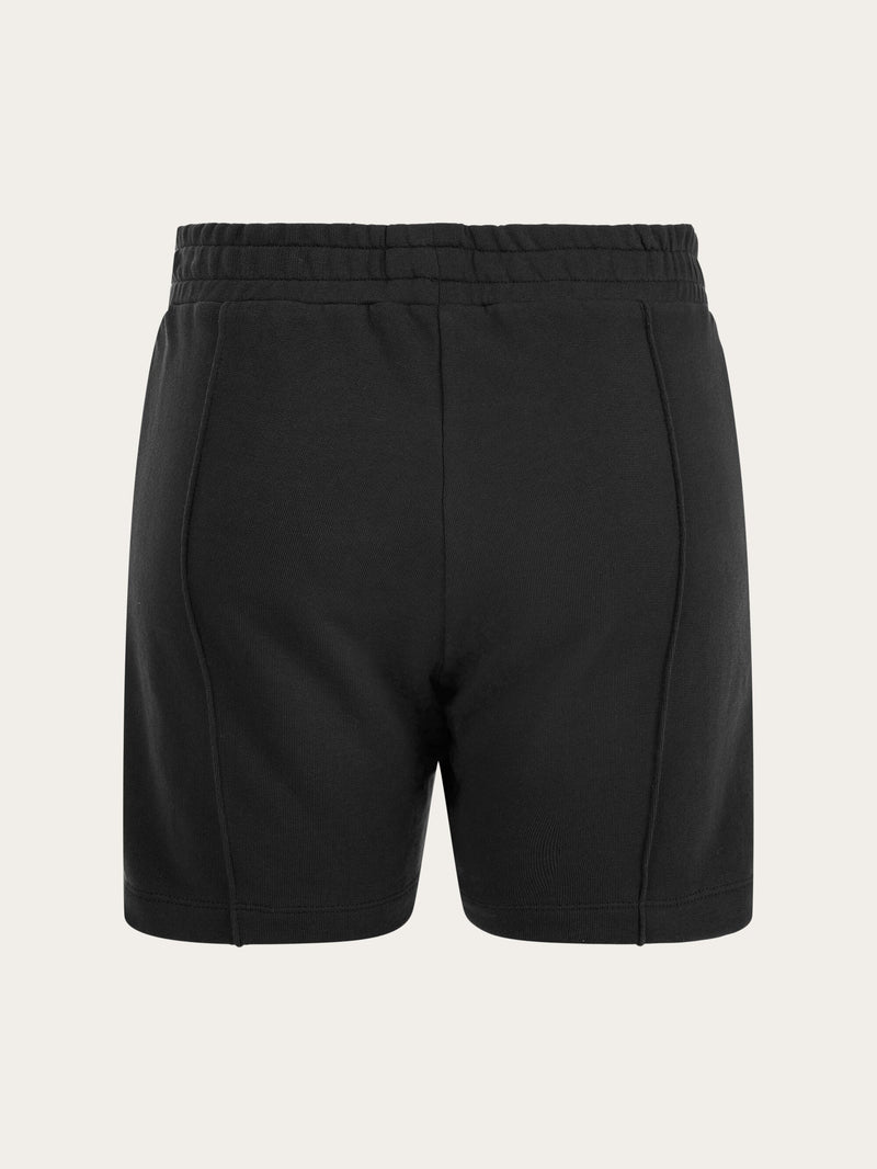KnowledgeCotton Apparel - WMN Sweat shorts Shorts 1300 Black Jet